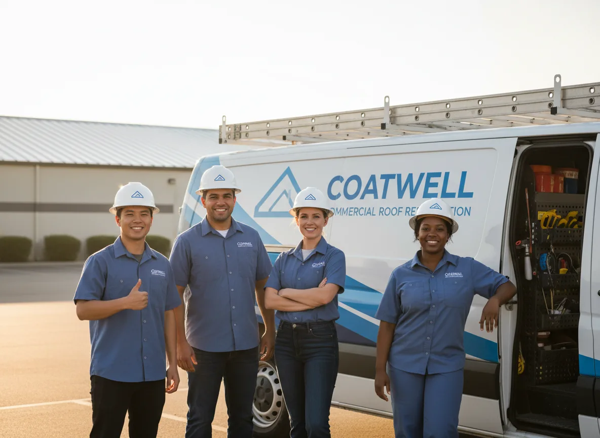 Commercial roof coating company in Aston, PA